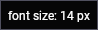 get_font_size